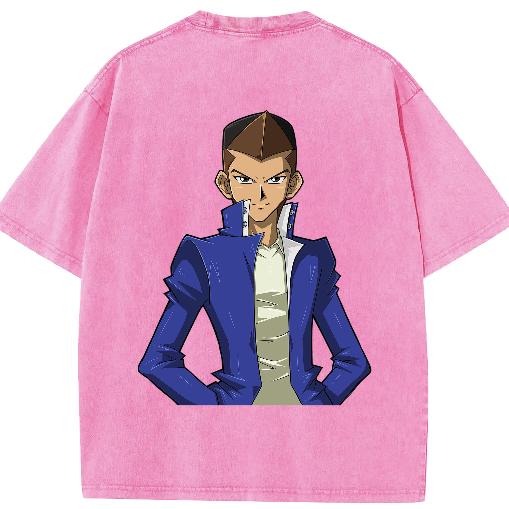 （画像用） 遊☆戯☆王 Yu-Gi-Oh! 綿100% ヴィンテージ風 半袖Tシャツ（背面プリント）